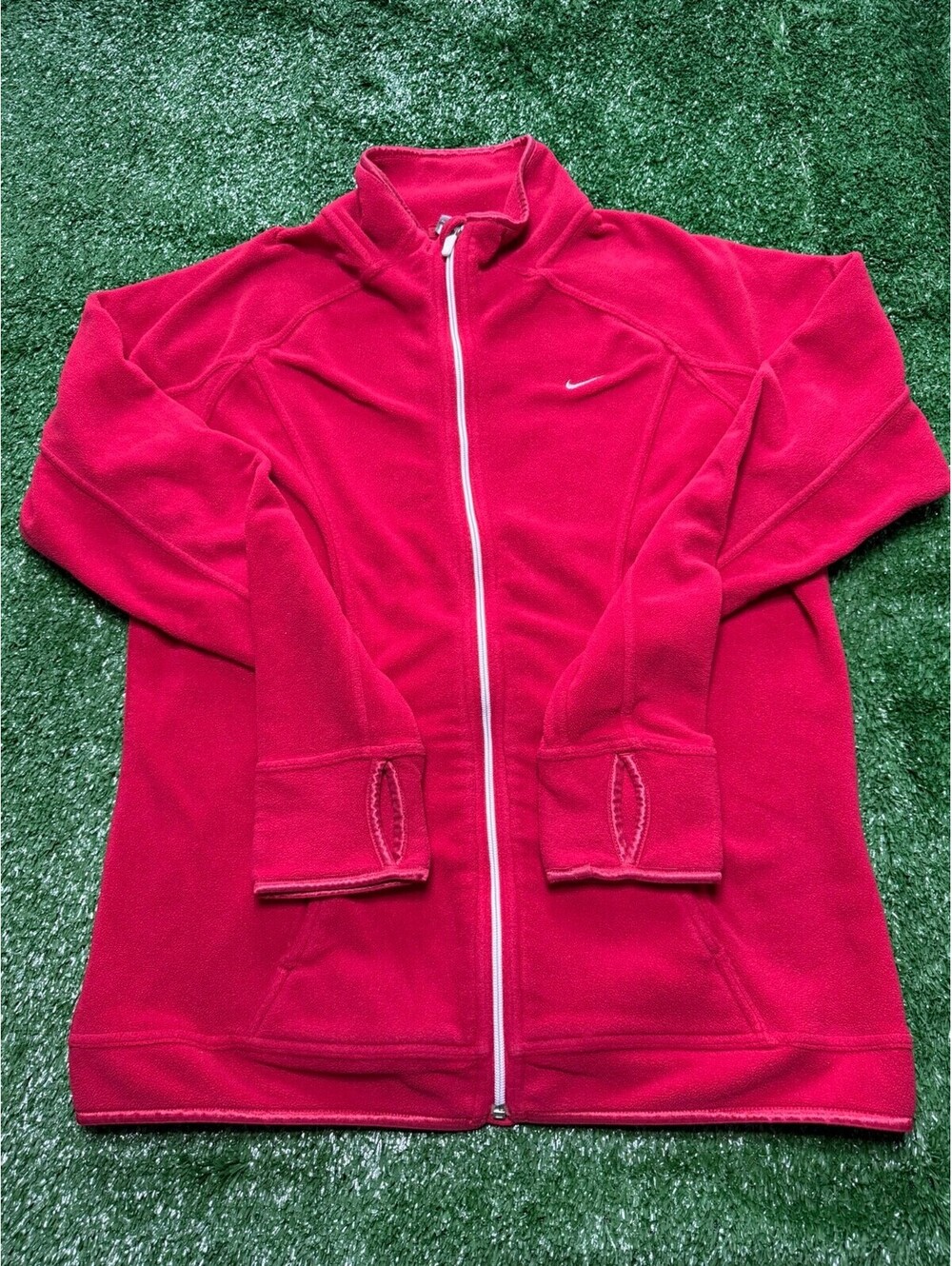 Vintage Y2K Nike Thermal-Fit| Fleece Zip Jacket| Women Sz XL